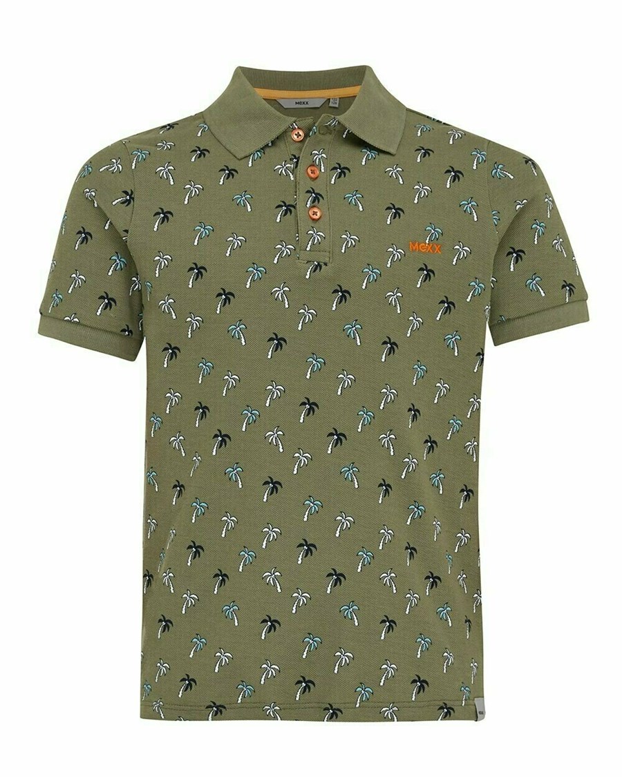 Mexx Pique polo Army Green Zielone | QWMCL8902