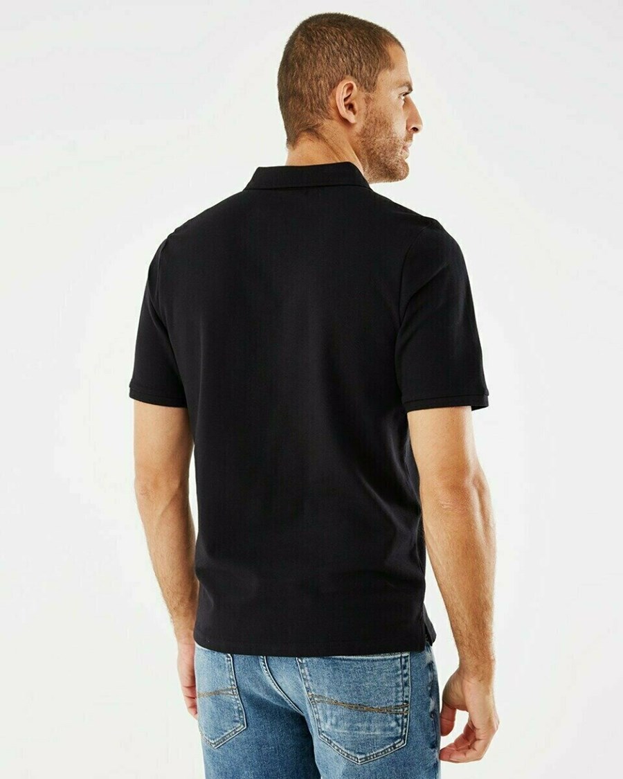 Mexx Pique polo Black Czarne | UMLZS6012