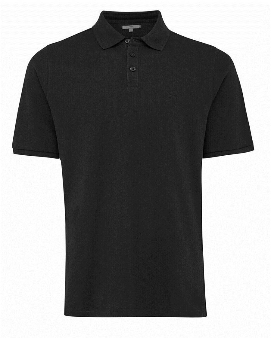 Mexx Pique polo Black Czarne | UMLZS6012