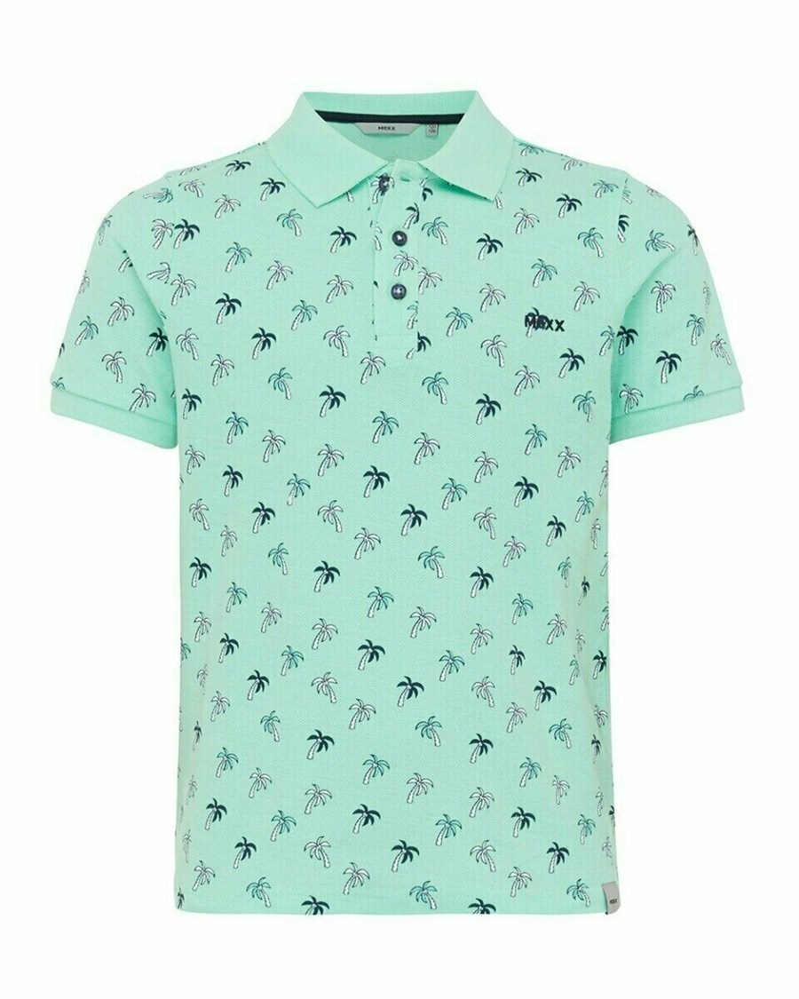 Mexx Pique polo Bright Mint Zielone | YTIZS9281