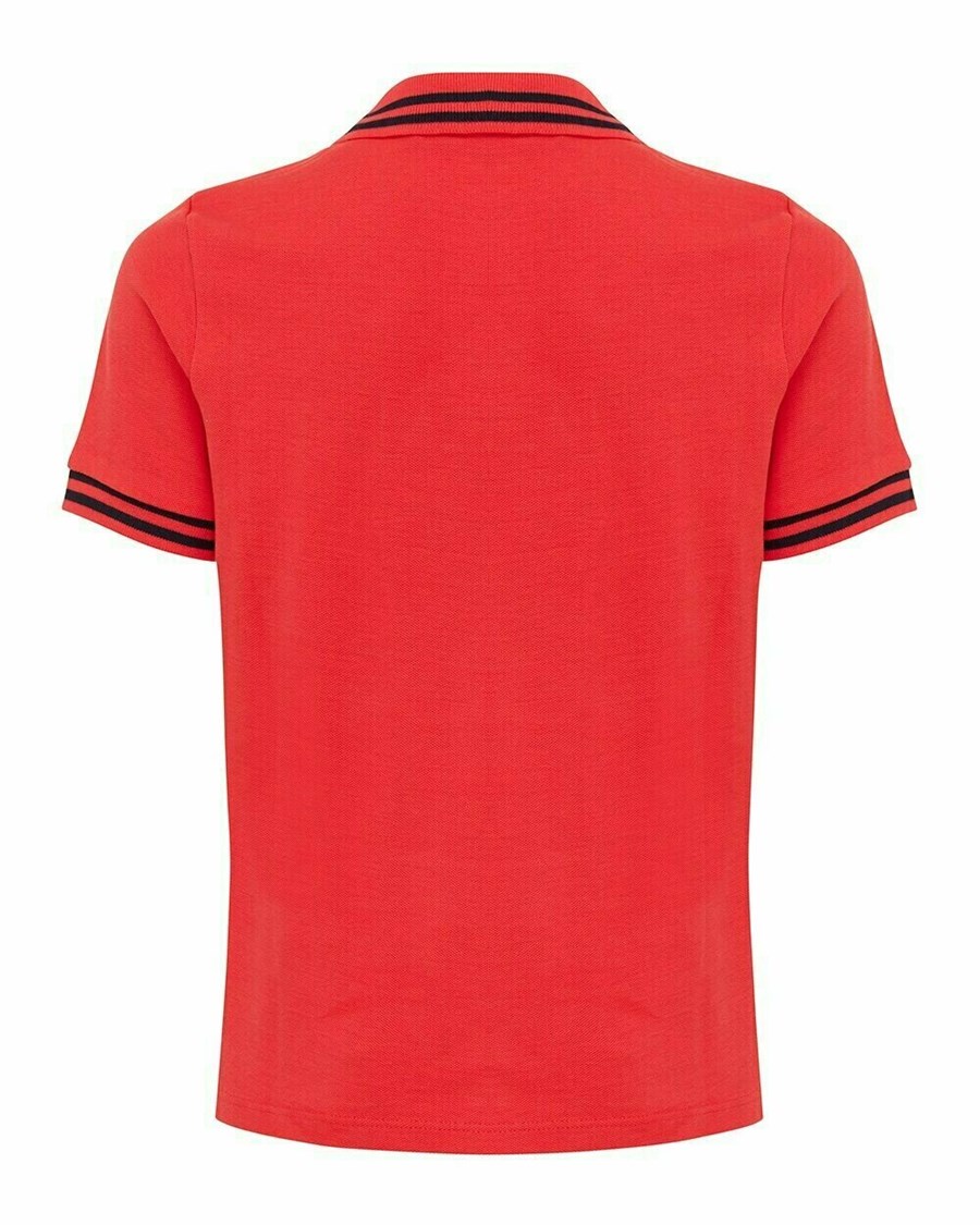 Mexx Pique polo Bright Red Czerwone | HPFZT8456