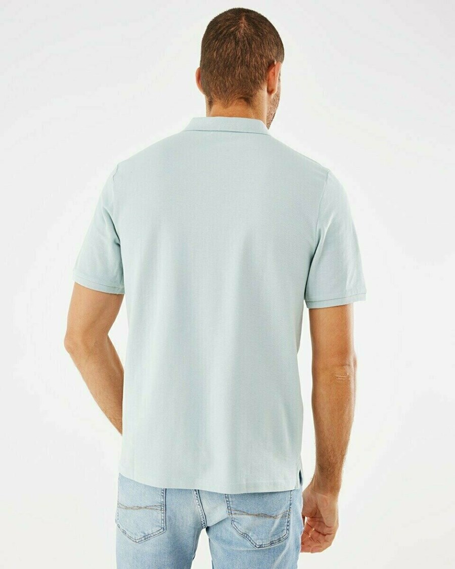 Mexx Pique polo Grey Mint Szare | HMZNF0497