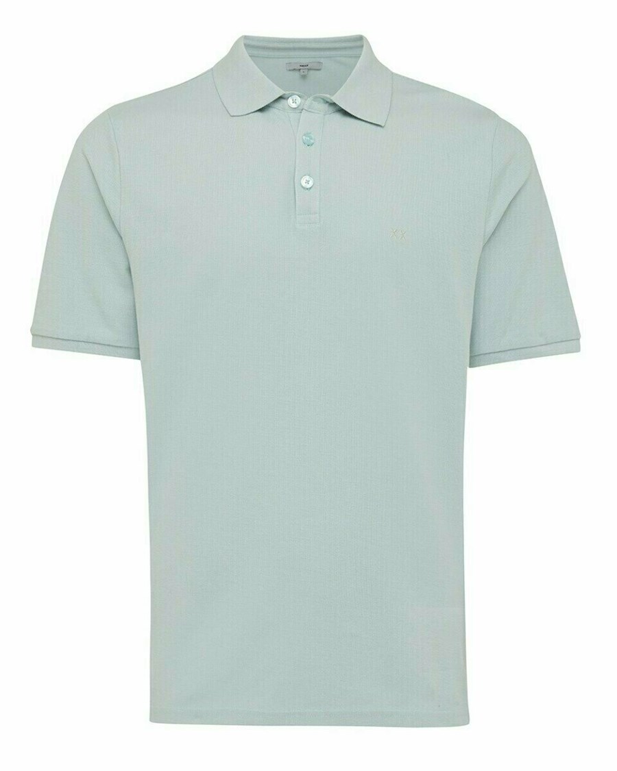 Mexx Pique polo Grey Mint Szare | HMZNF0497