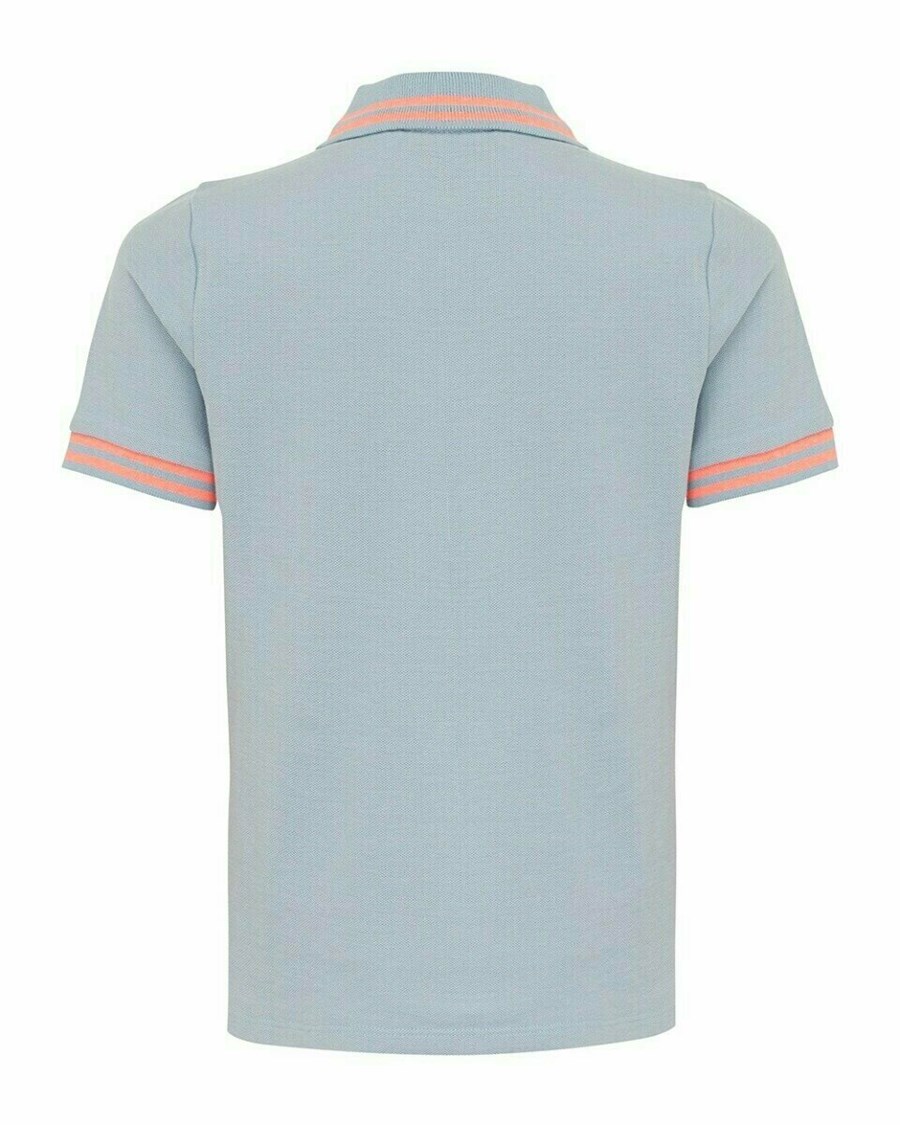 Mexx Pique polo Light Blue Niebieskie | CDBTM7325