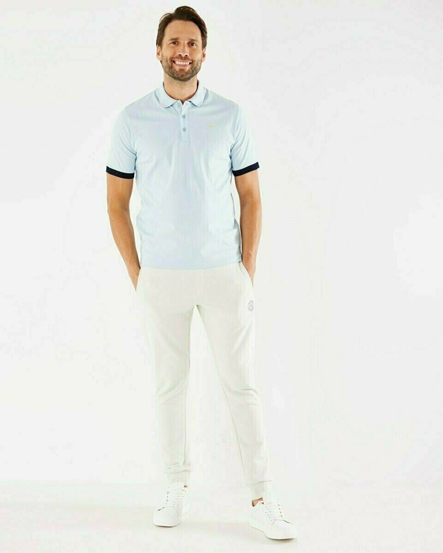 Mexx Pique polo Light Blue Niebieskie | UGNDI3427