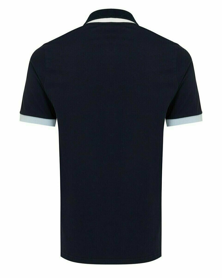 Mexx Pique polo Navy Granatowe | XBEOI4053