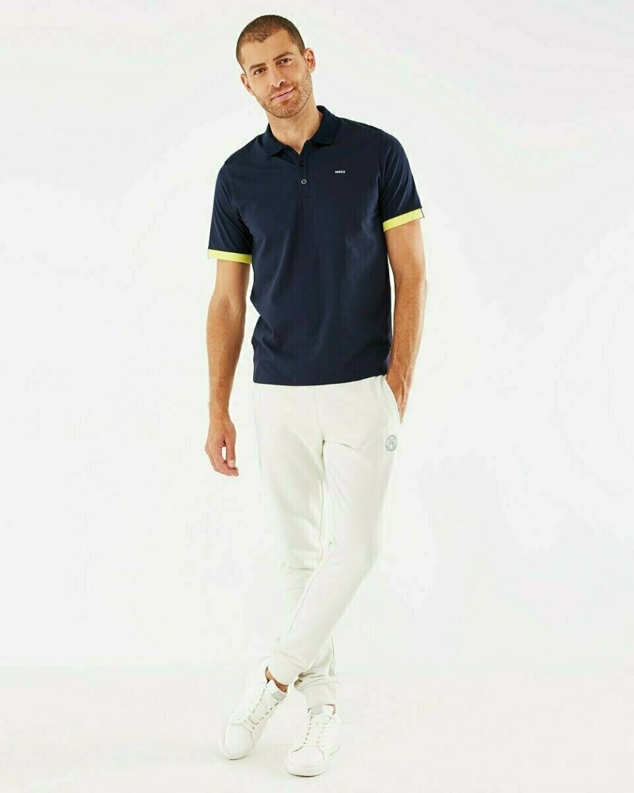 Mexx Pique polo Navy Granatowe | XBEOI4053