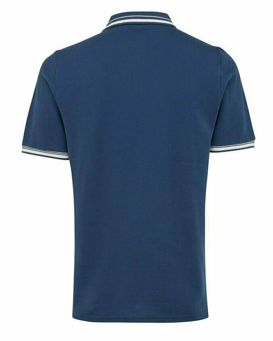 Mexx Pique polo Navy Niebieskie | UEPCR5821