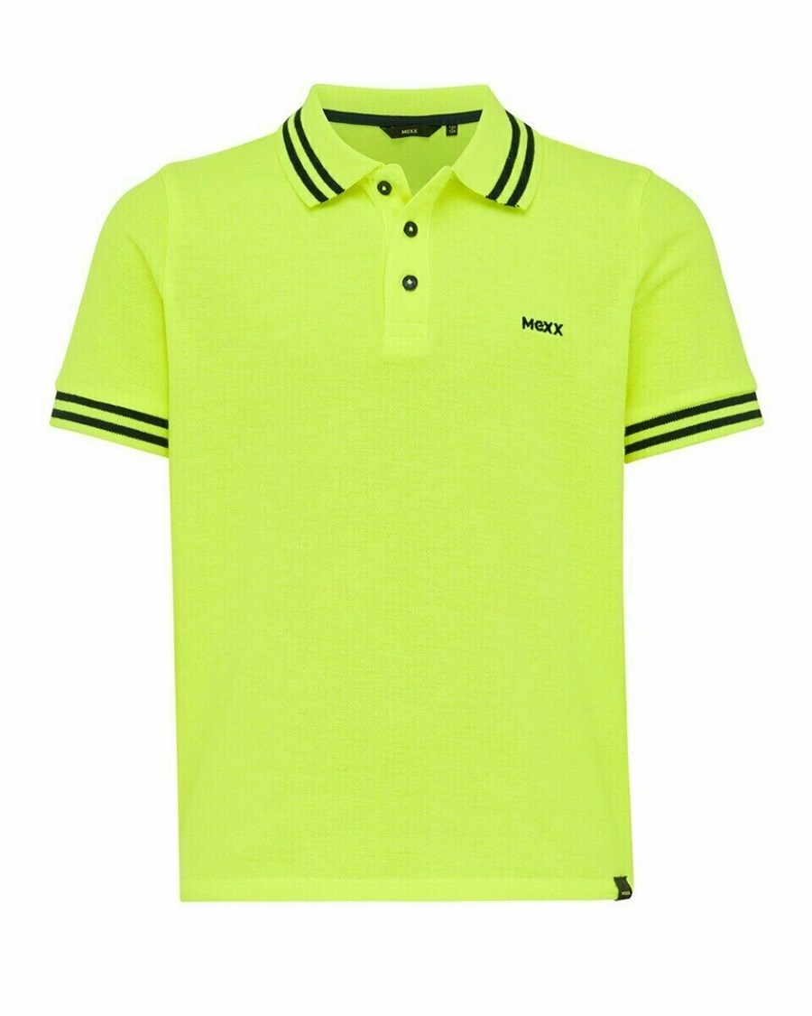 Mexx Pique polo Neon Yellow Żółte | QNTLA8167