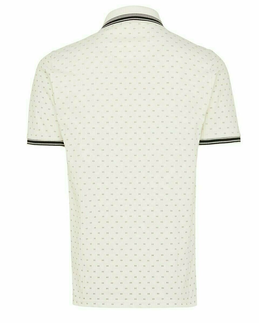 Mexx Pique polo Off white Białe | FPMXO8435