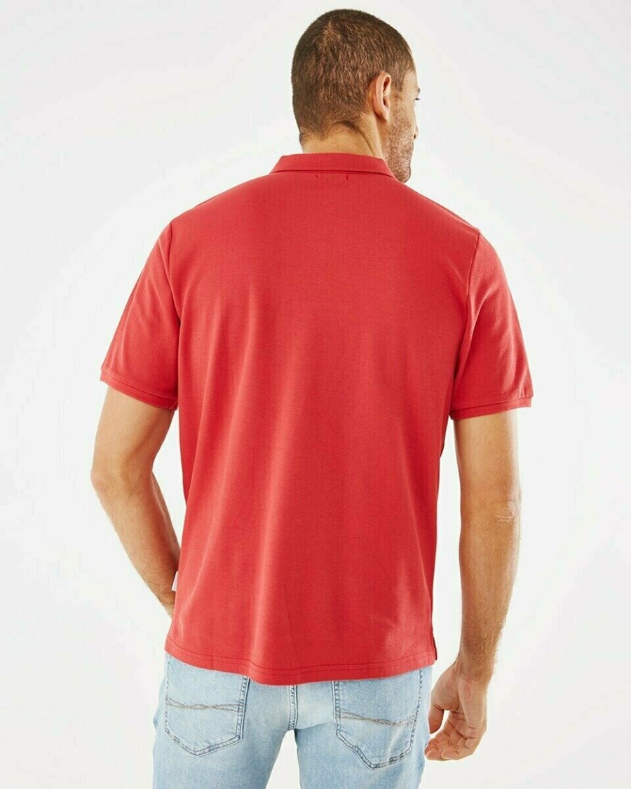 Mexx Pique polo Red Czerwone | QRGVC0679