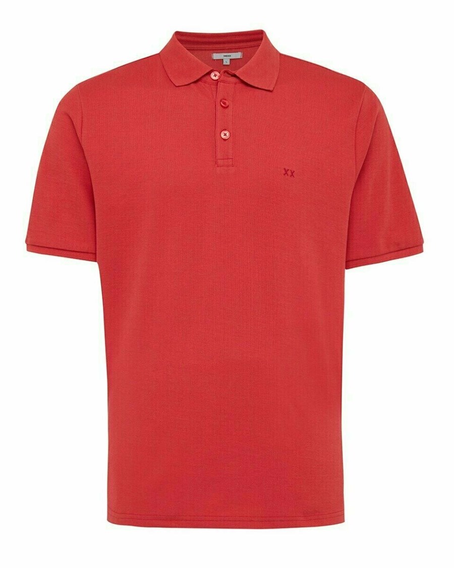 Mexx Pique polo Red Czerwone | QRGVC0679