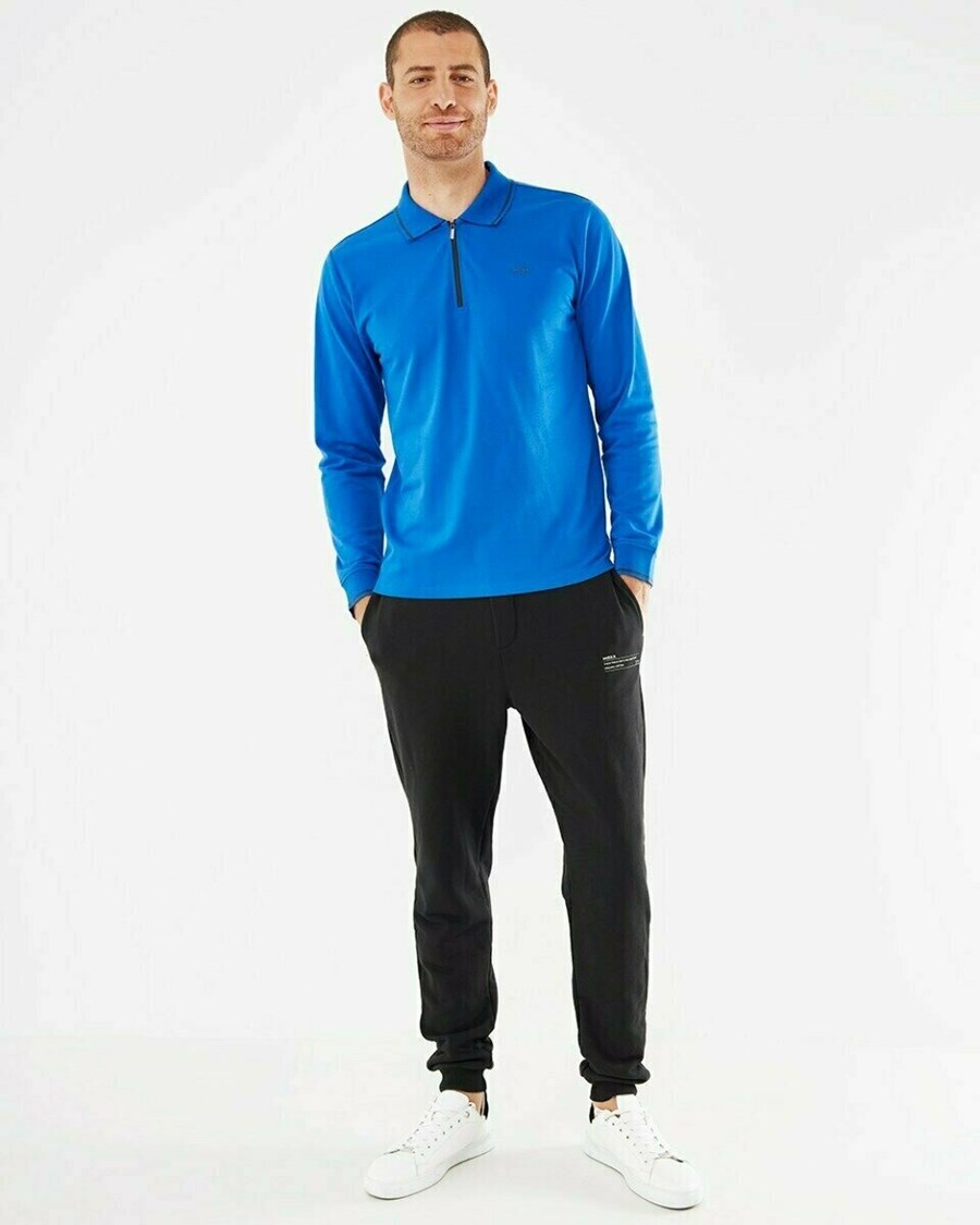 Mexx Polo LS Cobalt Niebieskie | IBKCH0962