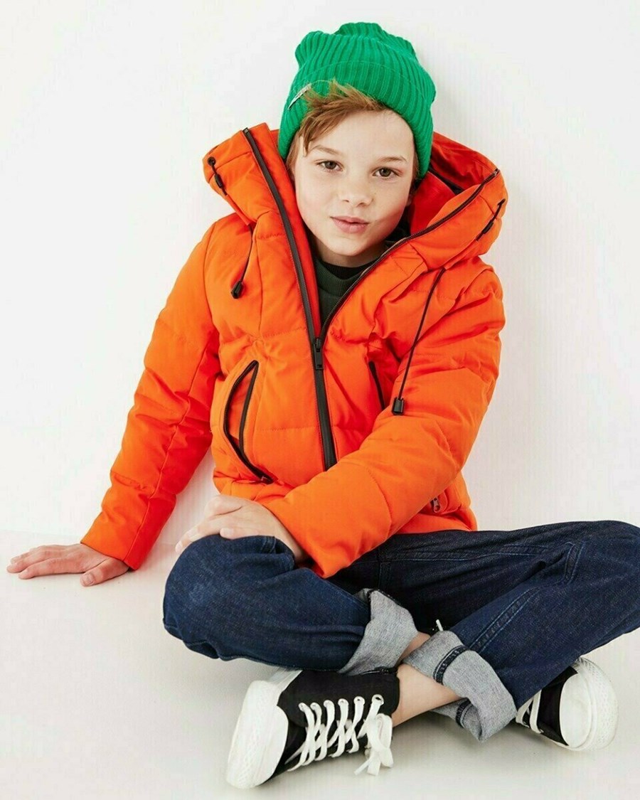 Mexx Puffer Orange Pomarańczowe | KWVAE7349