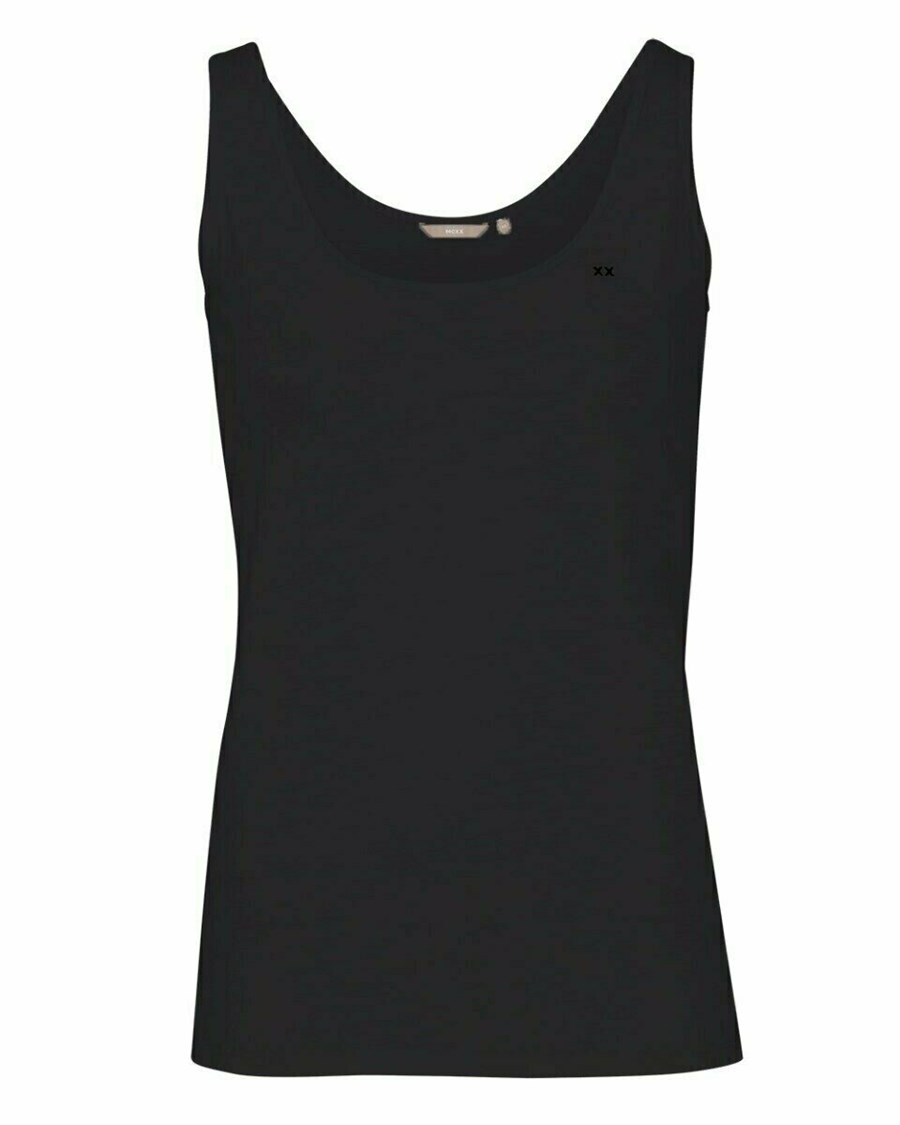 Mexx ROOS Tanktop Black Czarne | ICYQT2438