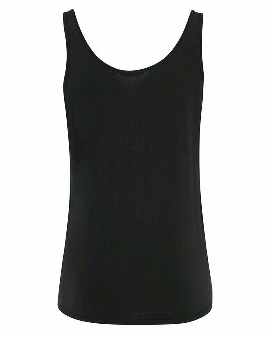 Mexx ROOS Tanktop Black Czarne | ICYQT2438