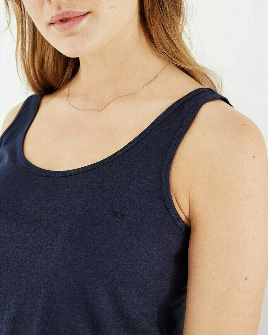 Mexx ROOS Tanktop Navy Niebieskie | AHKLV7986