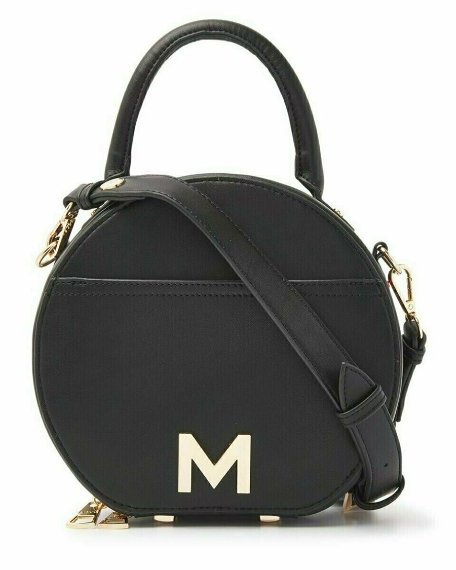 Mexx Round crossbody bag Black Czarne | NJAZT4326