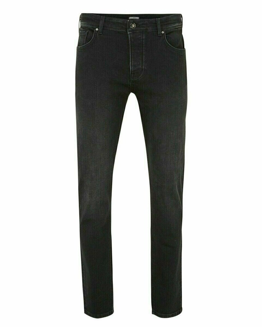 Mexx STEVE Denim Jeans Black/Black Czarne | VJYKM6927