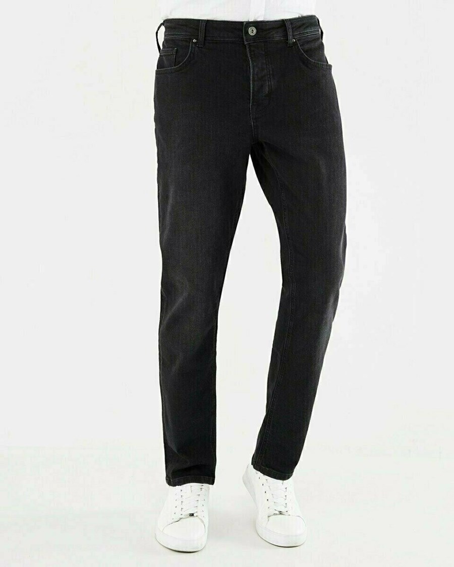 Mexx STEVE Denim Jeans Black/Black Czarne | VJYKM6927