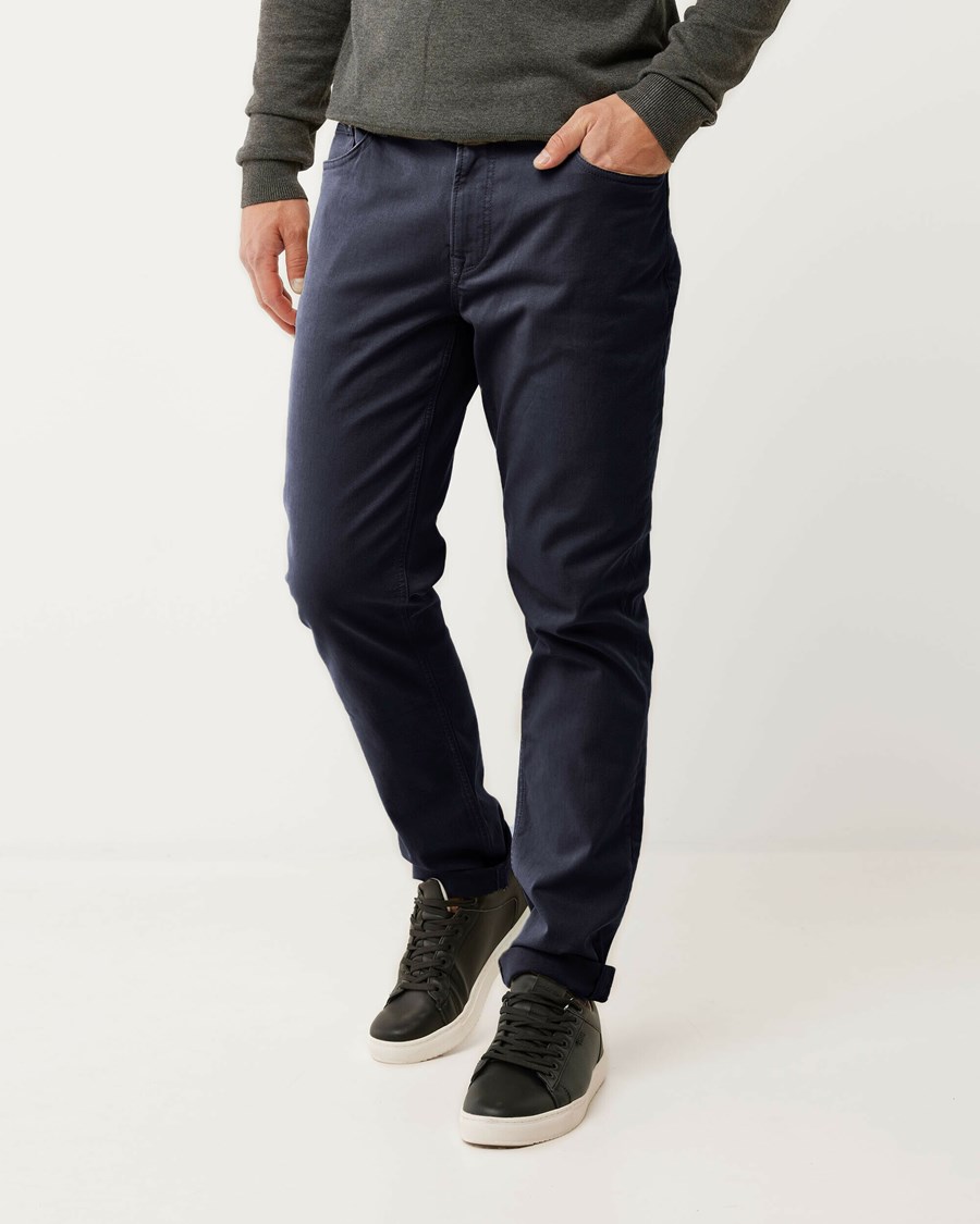 Mexx STEVE GD Mid waist/ Prosty leg Navy Niebieskie | WBUFL4983