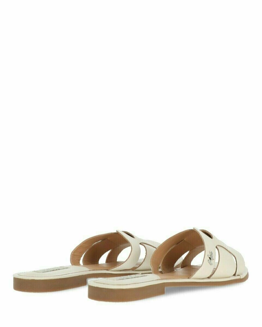 Mexx Sandal Jacey Off White Białe | XJOYC0625