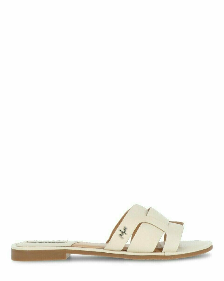 Mexx Sandal Jacey Off White Białe | XJOYC0625