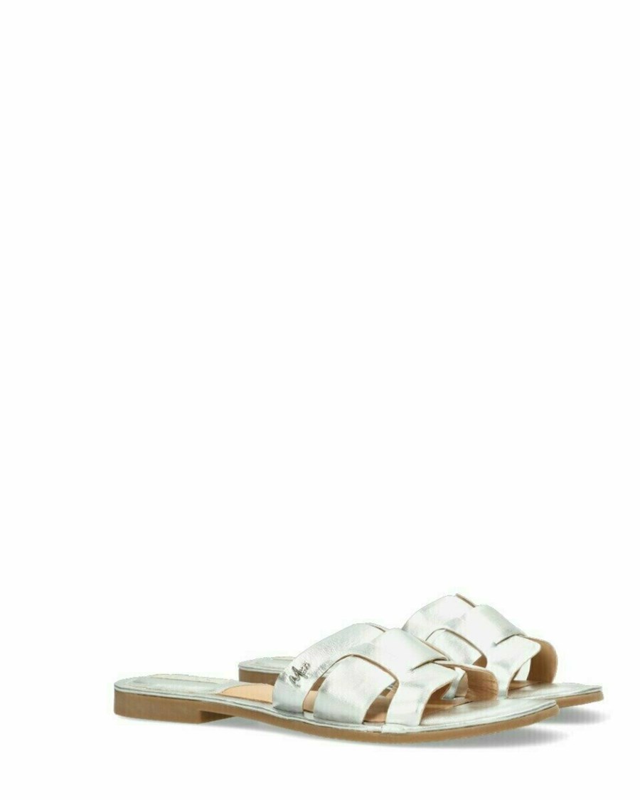 Mexx Sandal Jacey Silver Srebrne | AJHTB3902