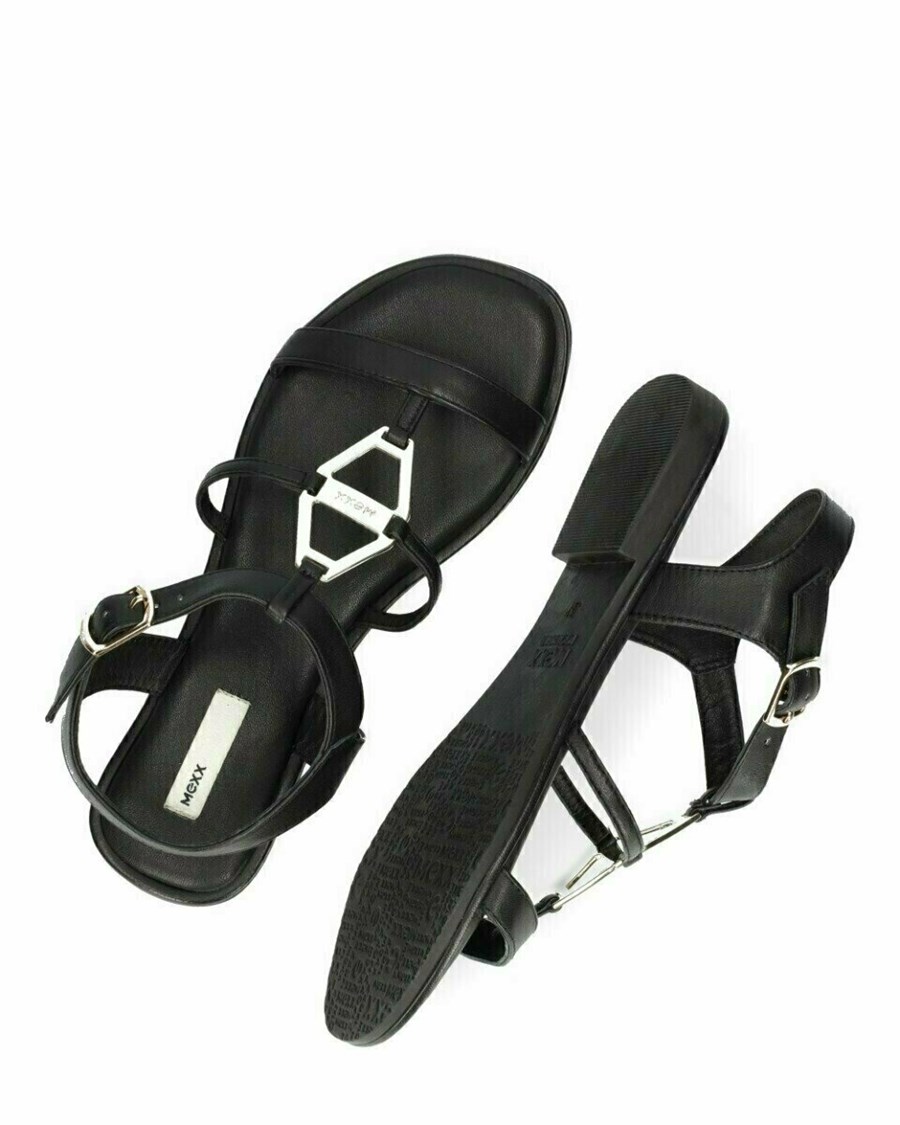 Mexx Sandal Jeva Black Czarne | LPJYO0493