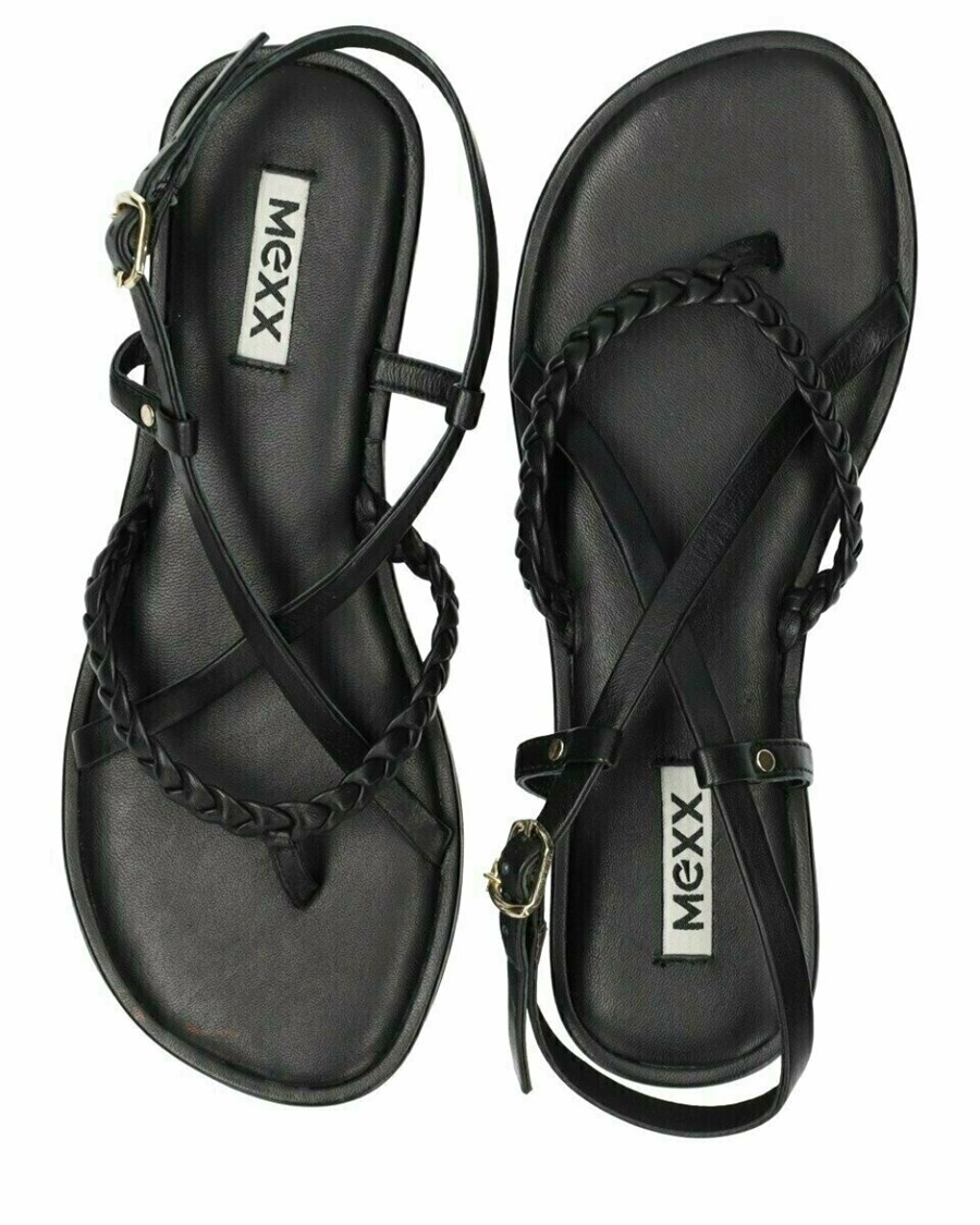 Mexx Sandal Jillian Black Czarne | AOMNI4817