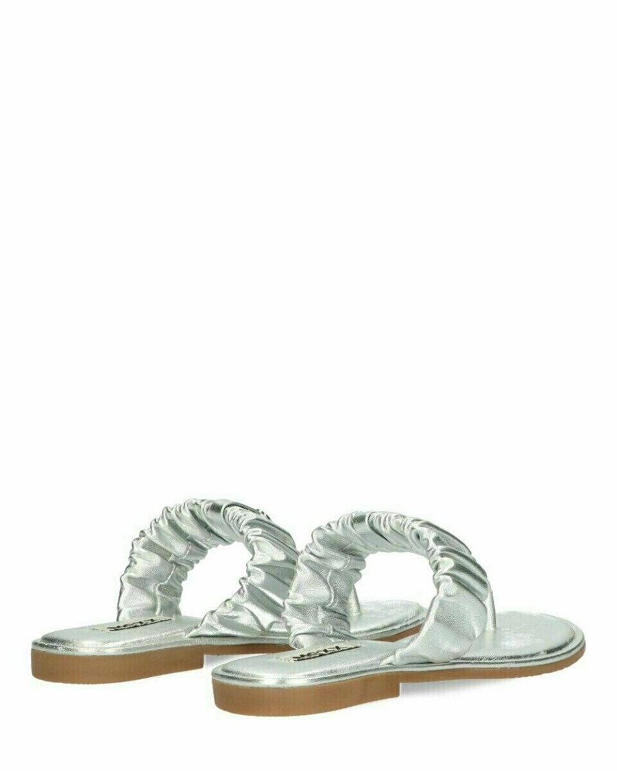 Mexx Sandal Joni Silver Srebrne | VRKCF8340