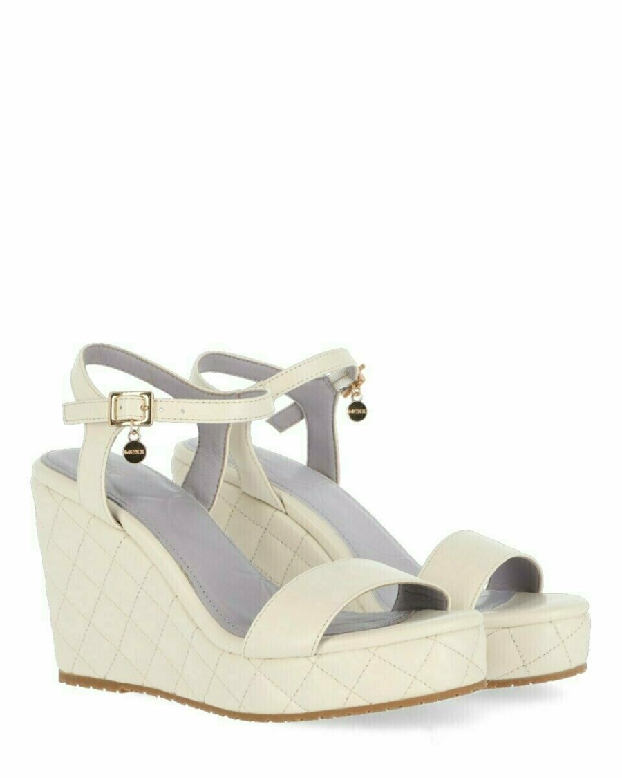 Mexx Sandal Josh Off White Białe | THVBU0218