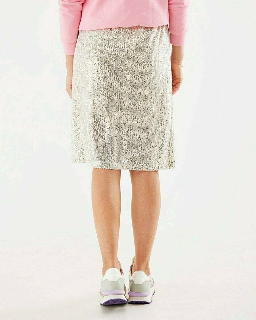 Mexx Sequins skirt Champagne Złote | UHTPA2140