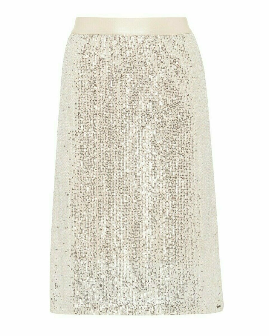 Mexx Sequins skirt Champagne Złote | UHTPA2140