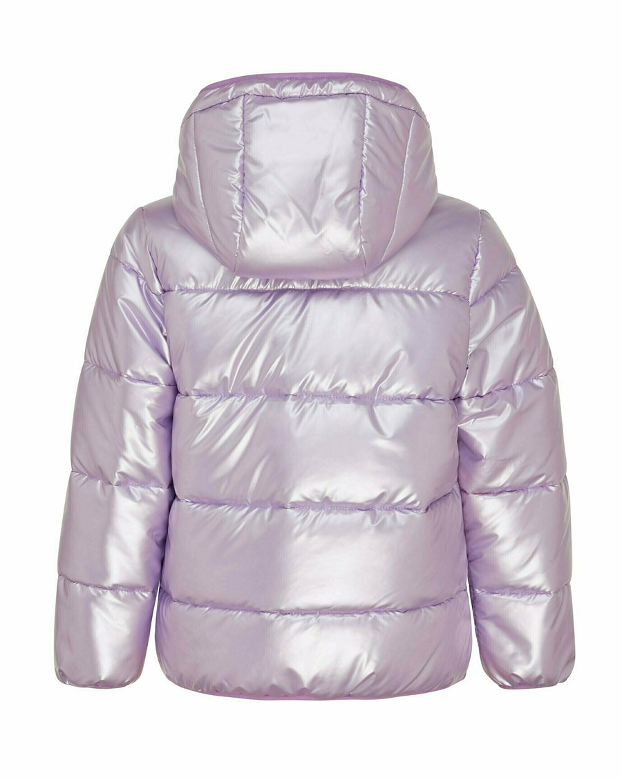 Mexx Shiny padded bear jacket Lilac Fioletowe | UBTPR6749