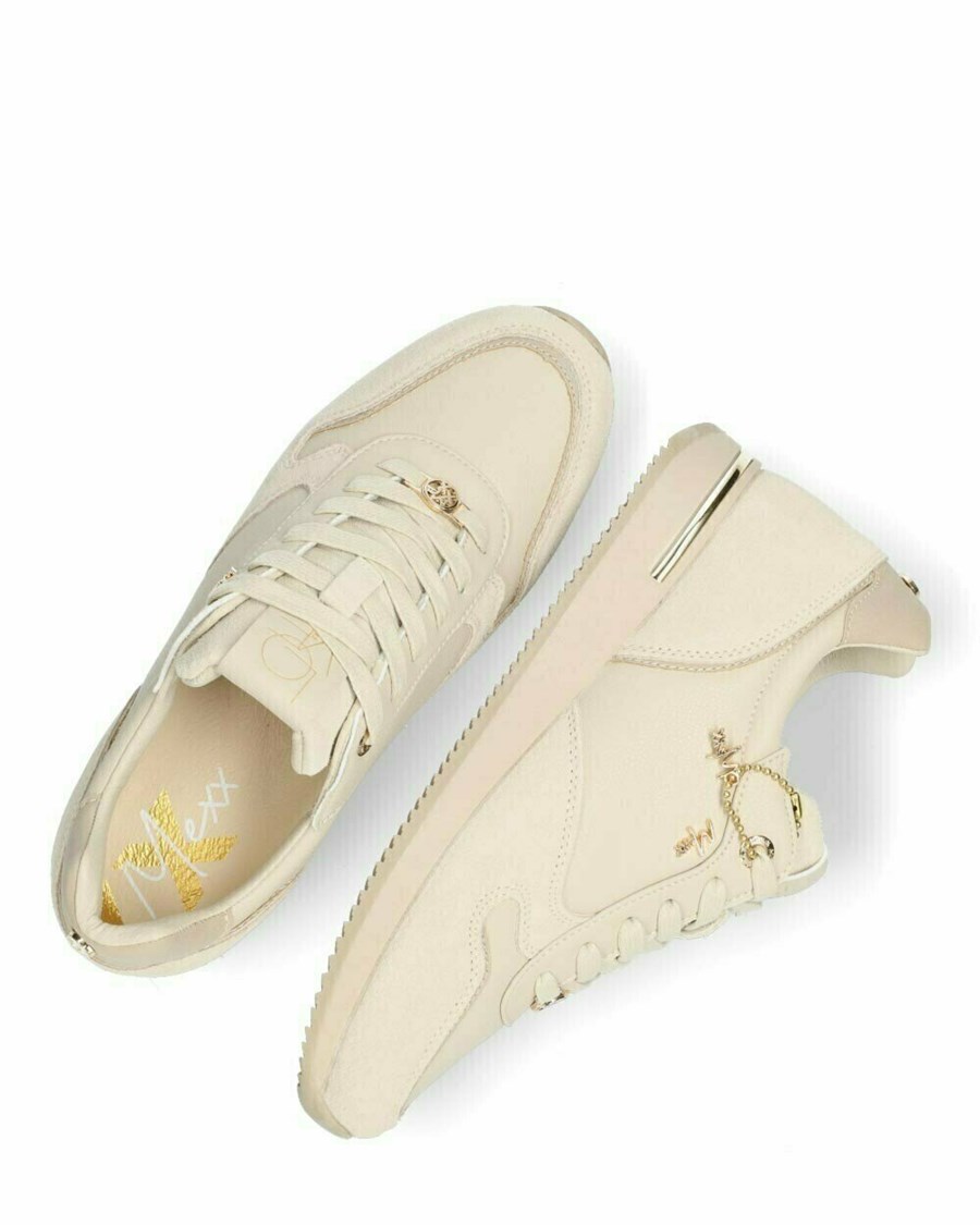 Mexx Sneaker Eke Beige Beżowe | YFLQZ6724