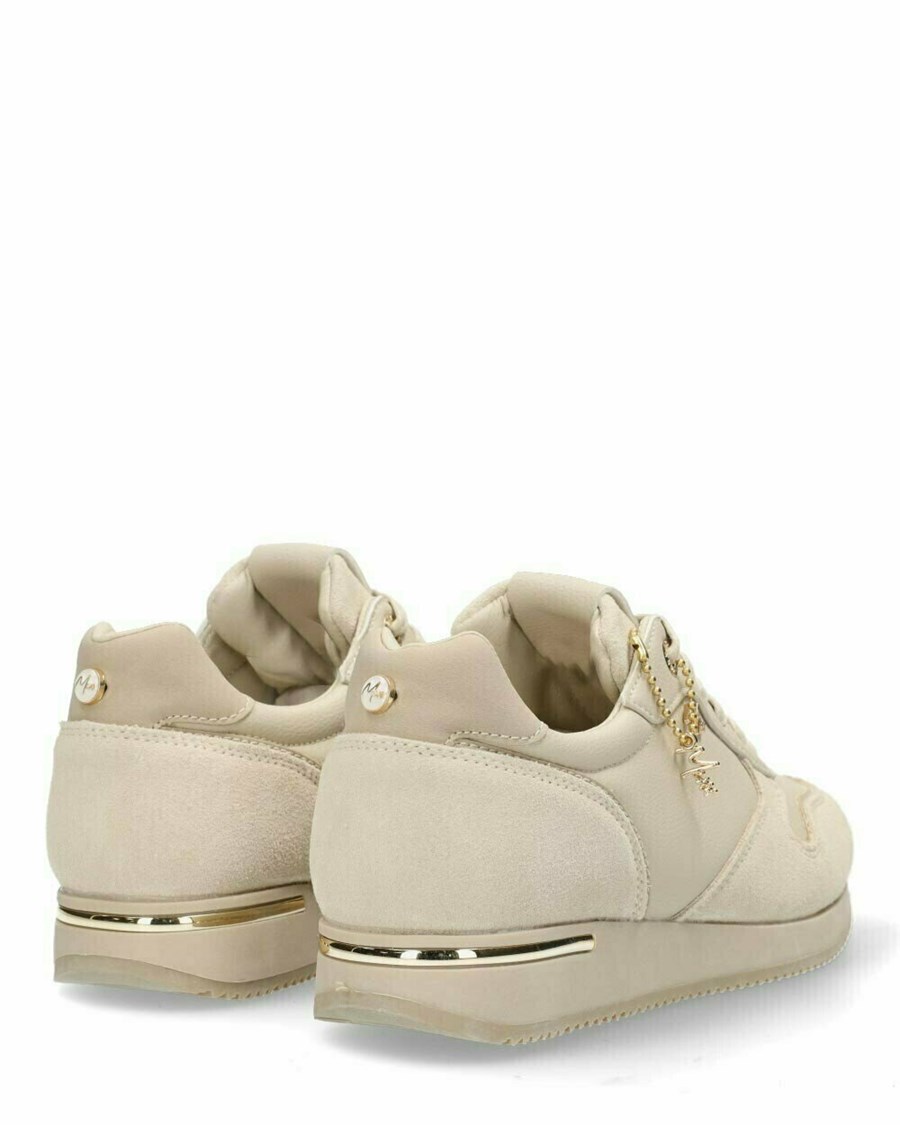 Mexx Sneaker Eke Beige Beżowe | YFLQZ6724