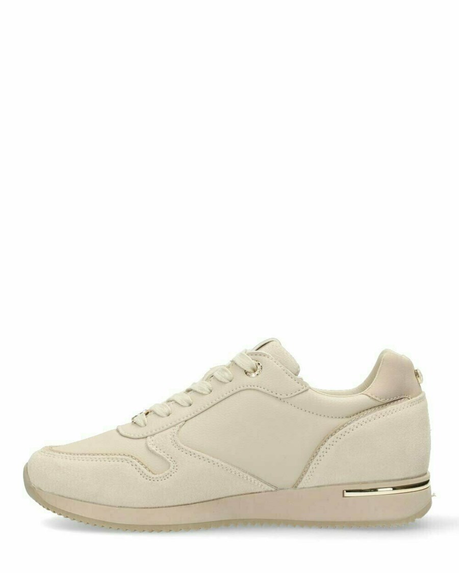 Mexx Sneaker Eke Beige Beżowe | YFLQZ6724