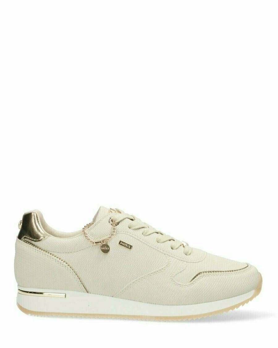 Mexx Sneaker Eke Sand Beżowe | JXMFB0572