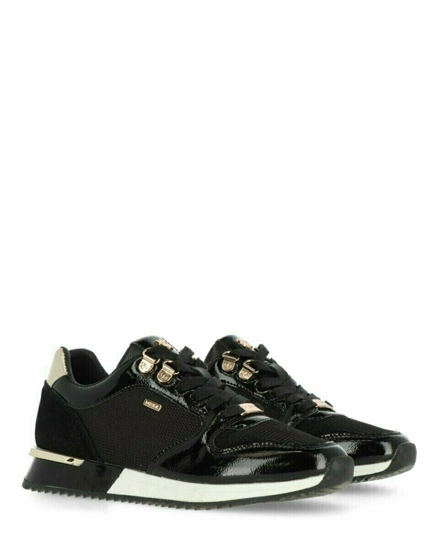 Mexx Sneaker Fleur Black Czarne | BCRMP9301