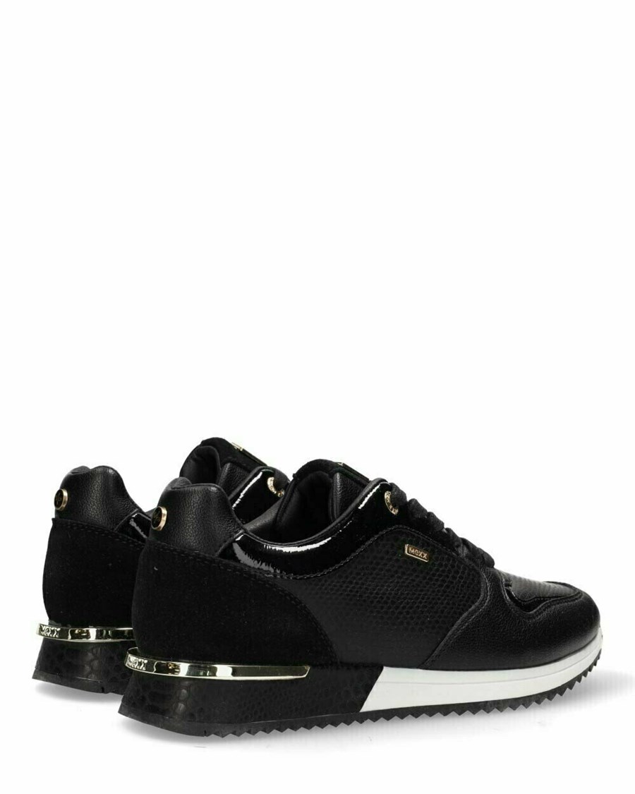 Mexx Sneaker Fleur Black Czarne | GOIVN2678