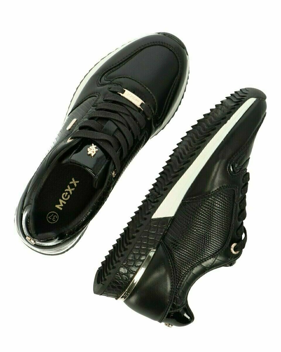 Mexx Sneaker Fleur Black Czarne | TAIBK6594