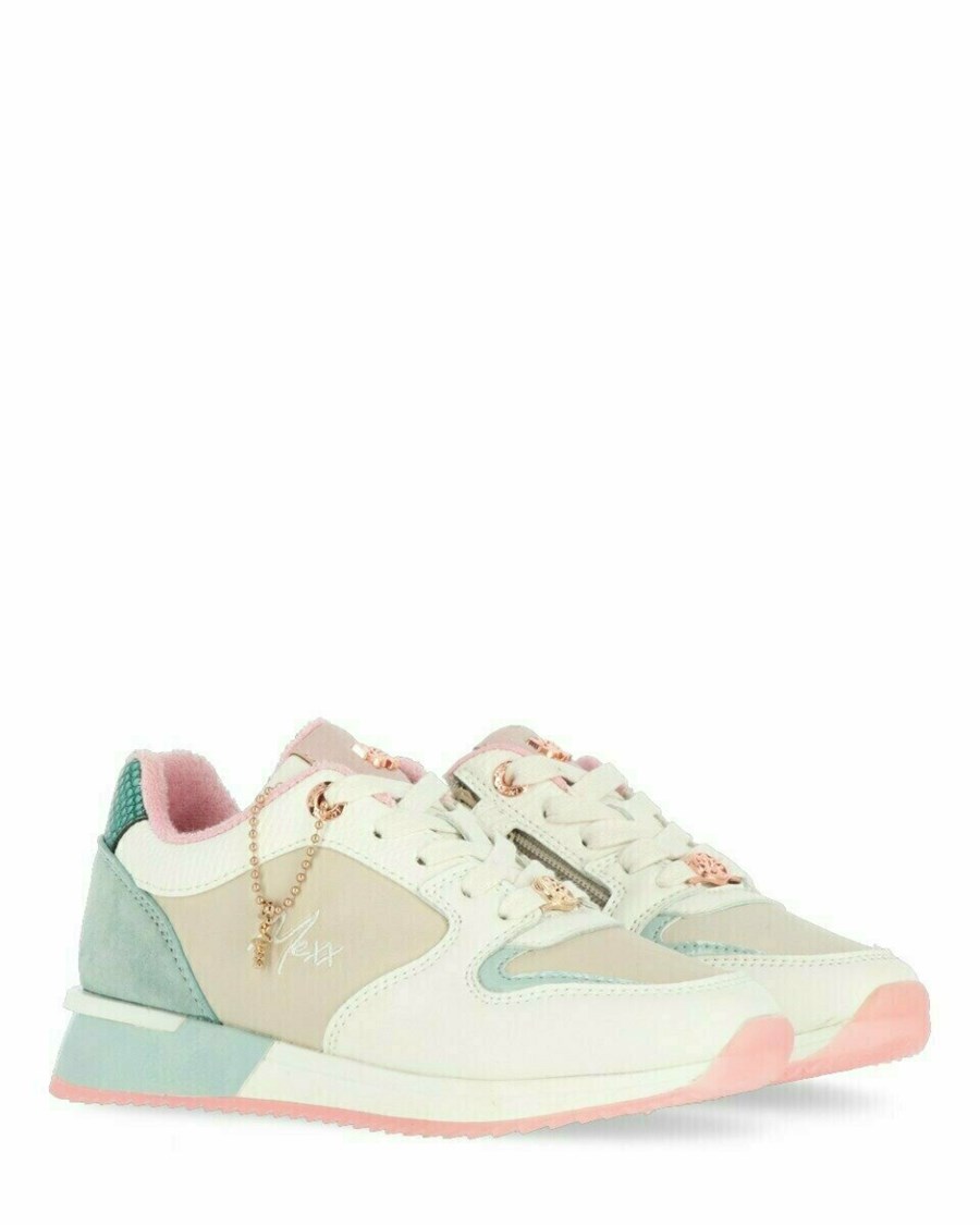 Mexx Sneaker Fleur Mini Blue Niebieskie | BNUSK2986