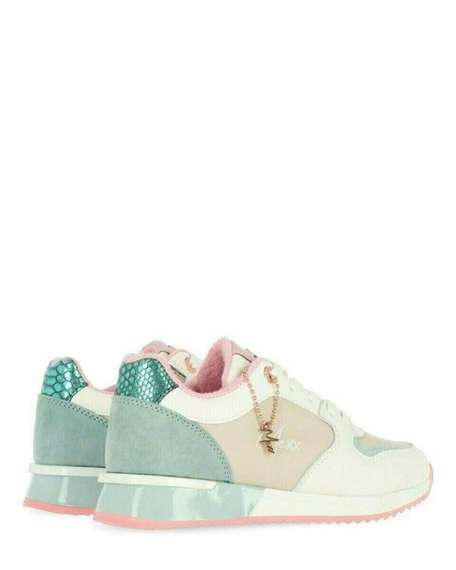 Mexx Sneaker Fleur Mini Blue Niebieskie | BNUSK2986