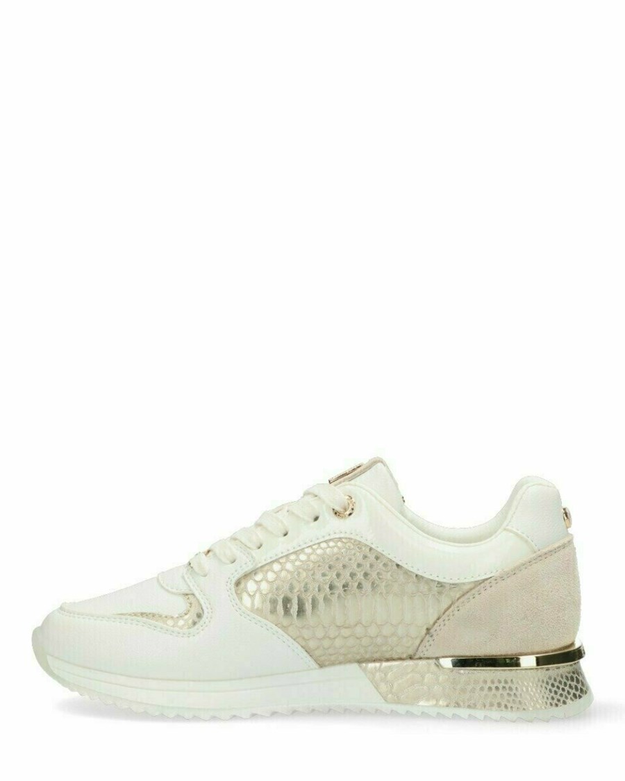 Mexx Sneaker Fleur Offf white/Sand Białe | BFJSI3704