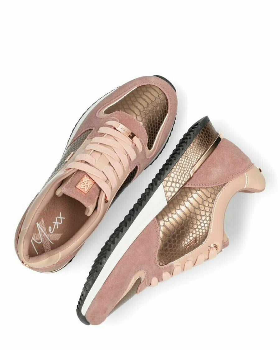 Mexx Sneaker Fleur Pink Różowe | FGBYX0814