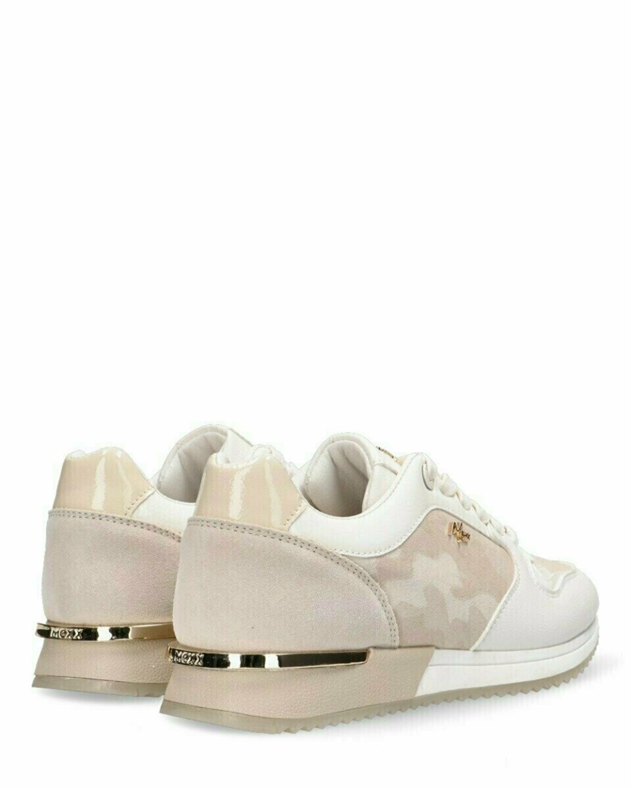 Mexx Sneaker Fleur Sand Beżowe | JFUCP5089