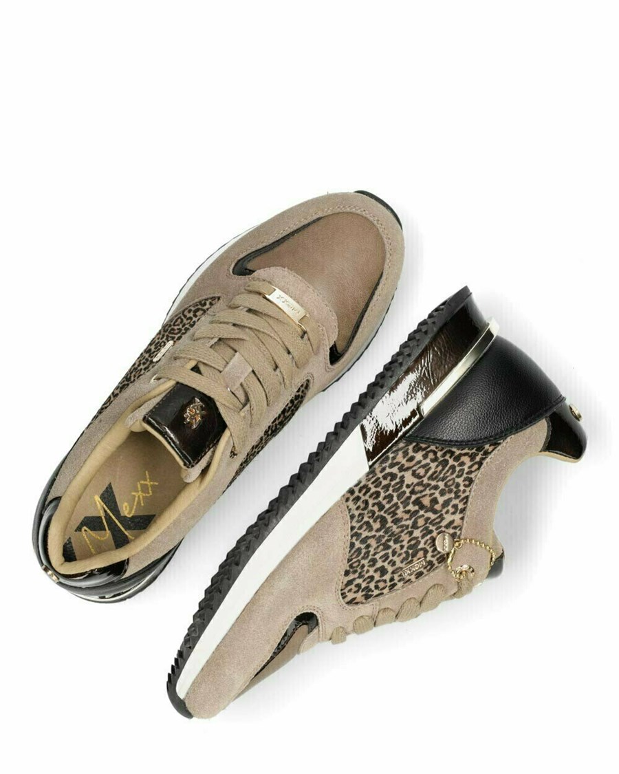 Mexx Sneaker Fleur Taupe Taupe | MDRKV7405