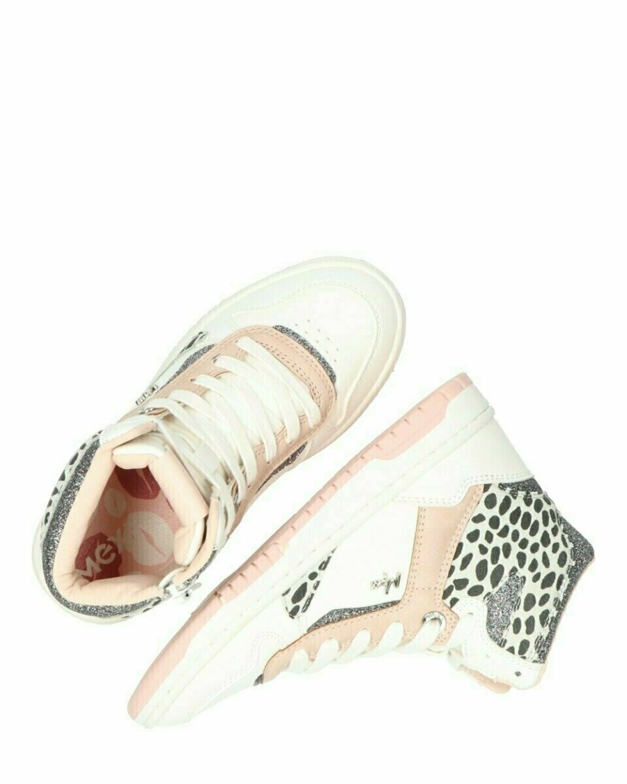 Mexx Sneaker Ginia White/Pink Różowe | VFZWE3529