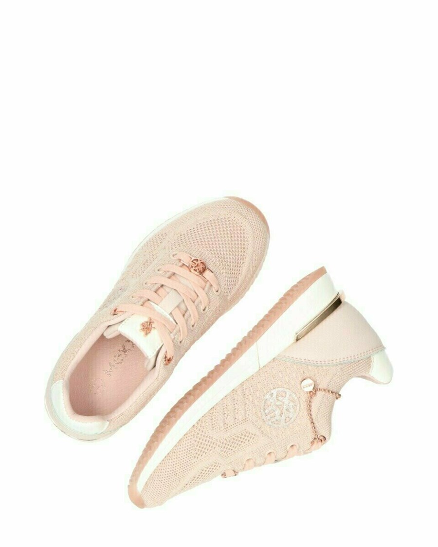 Mexx Sneaker Gitte Glitter Mini Pink Różowe | JEVMX3975